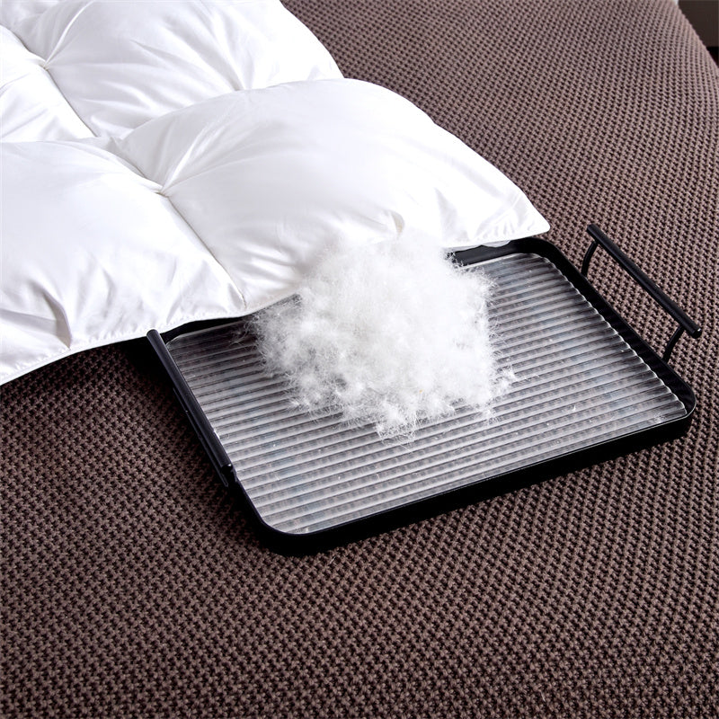 100% White Goose Down Pinch Pleated Duvet