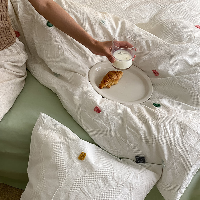 Dot Jacquard Bedding Set