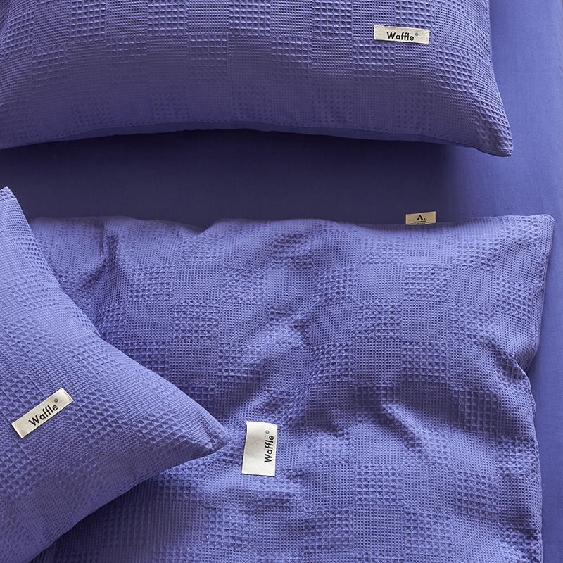 Simple Waffle Pure Cotton Bedding Set