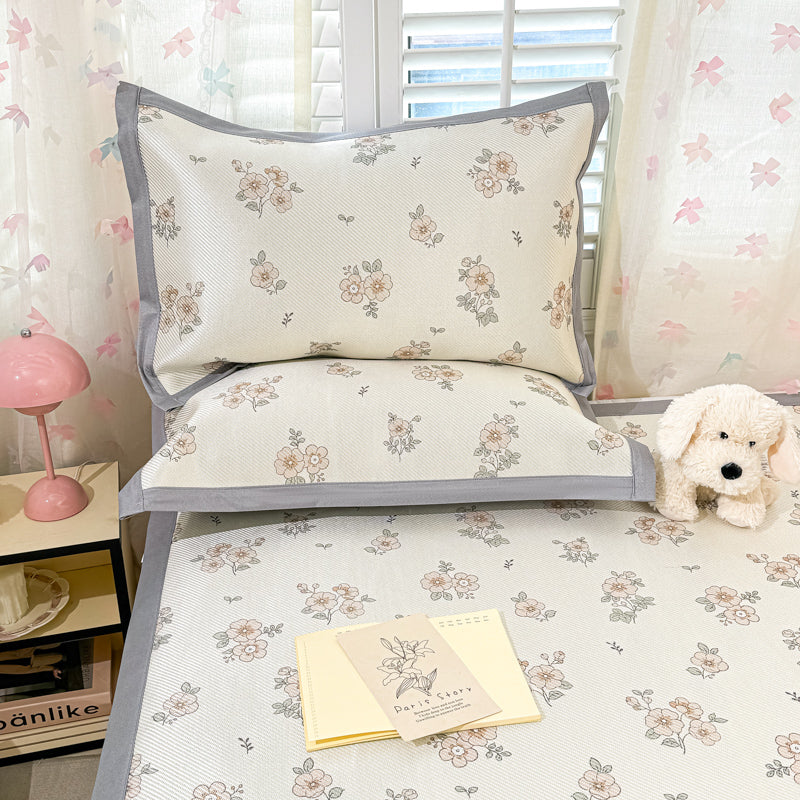 Floral Cartoon Cooling Mat Set