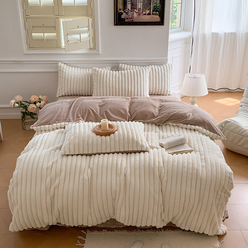 High-end Thicken Plush Bedding Set