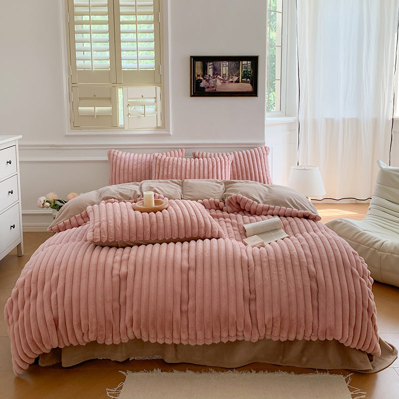 High-end Thicken Plush Bedding Set