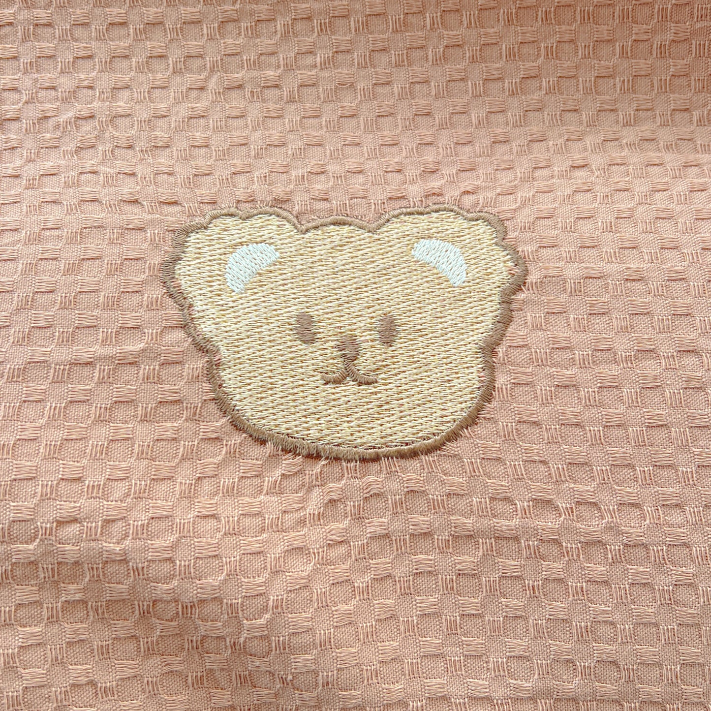 Teddy Waffle Bedding Set