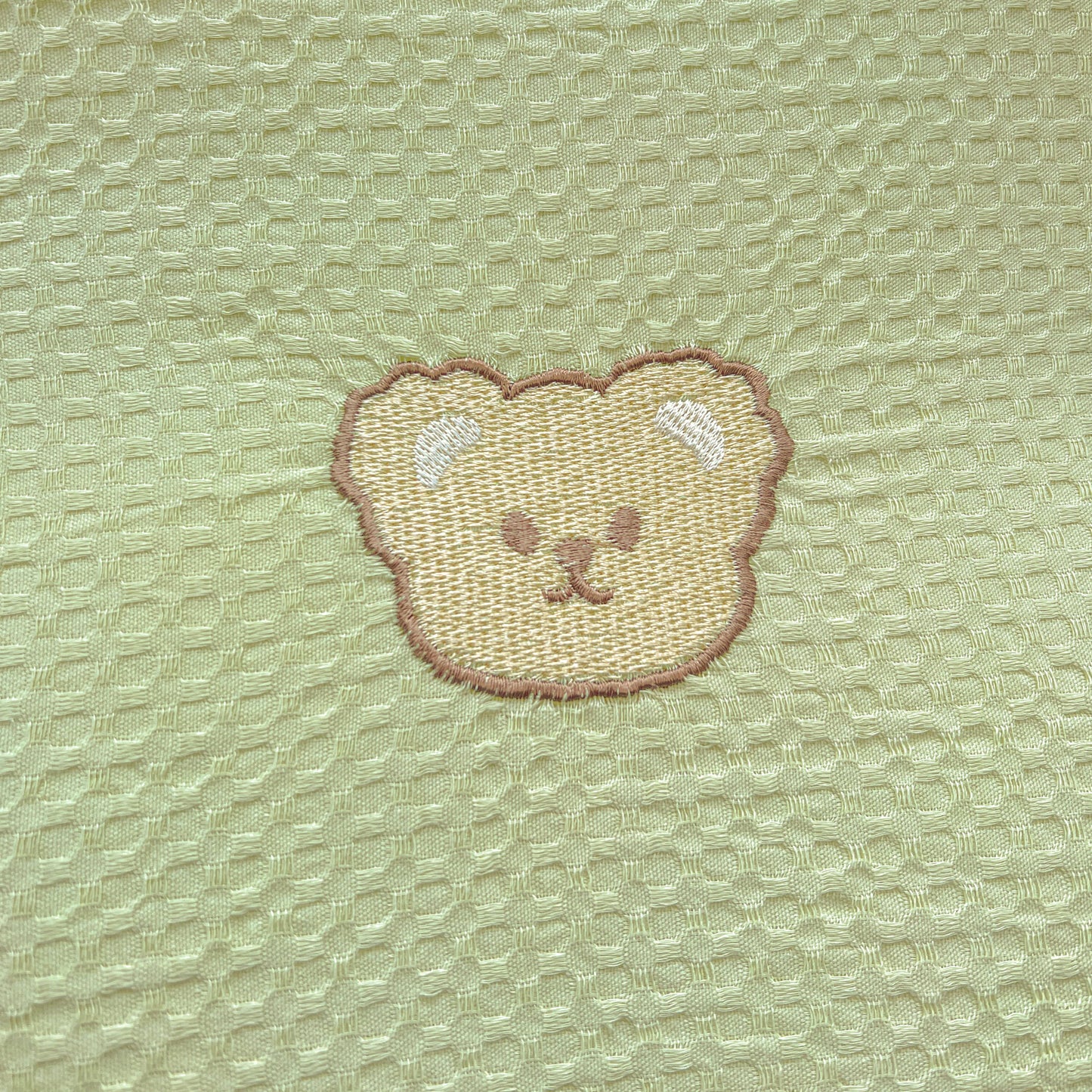 Teddy Waffle Bedding Set
