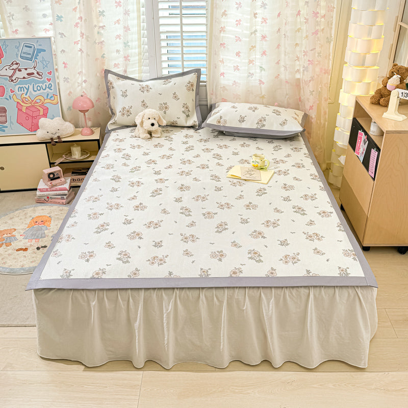 Floral Cartoon Cooling Mat Set