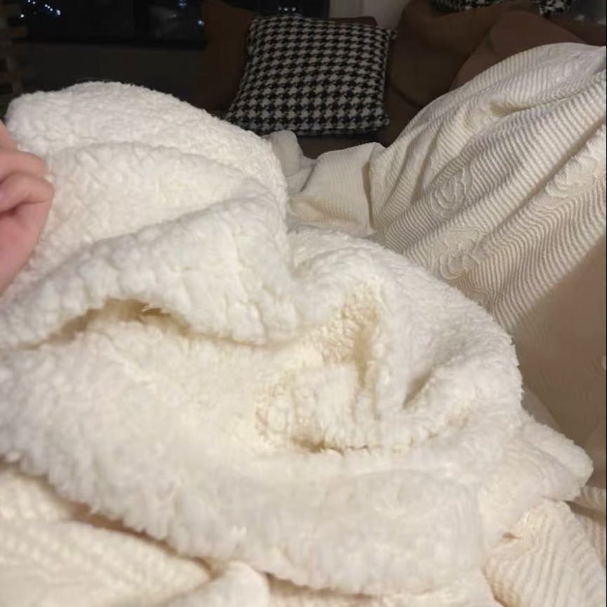 Milk Velvet Imitation Wool Blankets