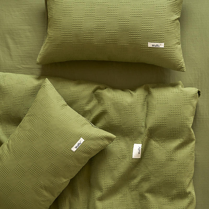 Simple Waffle Pure Cotton Bedding Set