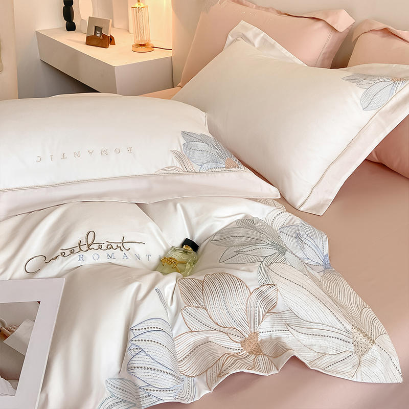 Hepburn Embroidery 80S Bedding Set