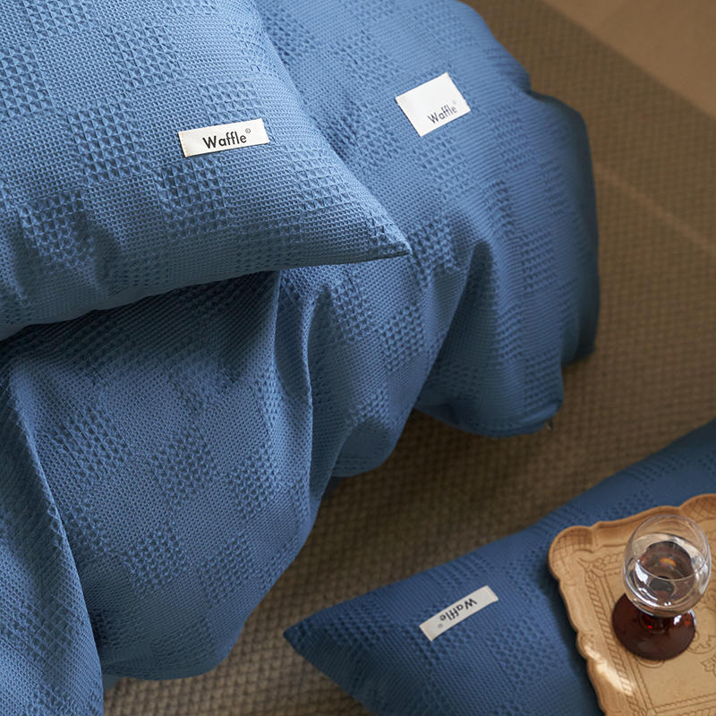 Simple Waffle Pure Cotton Bedding Set
