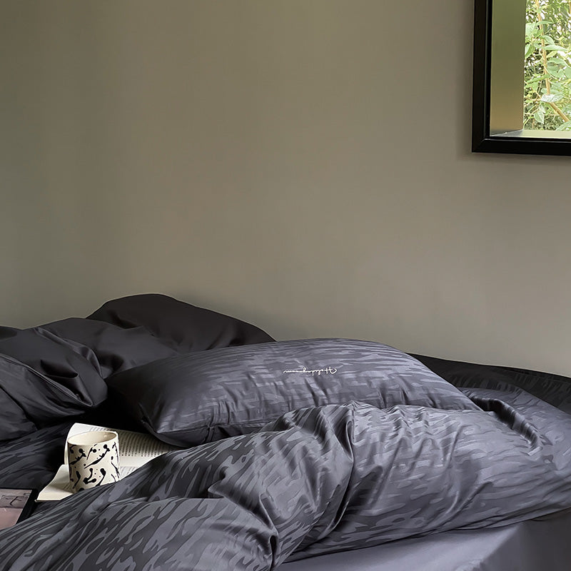 100S Luxury Jacquard Cotton Bedding Set