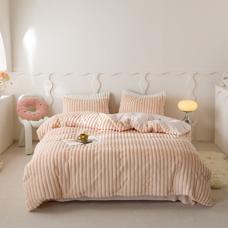 High-end Thicken Plush Bedding Set