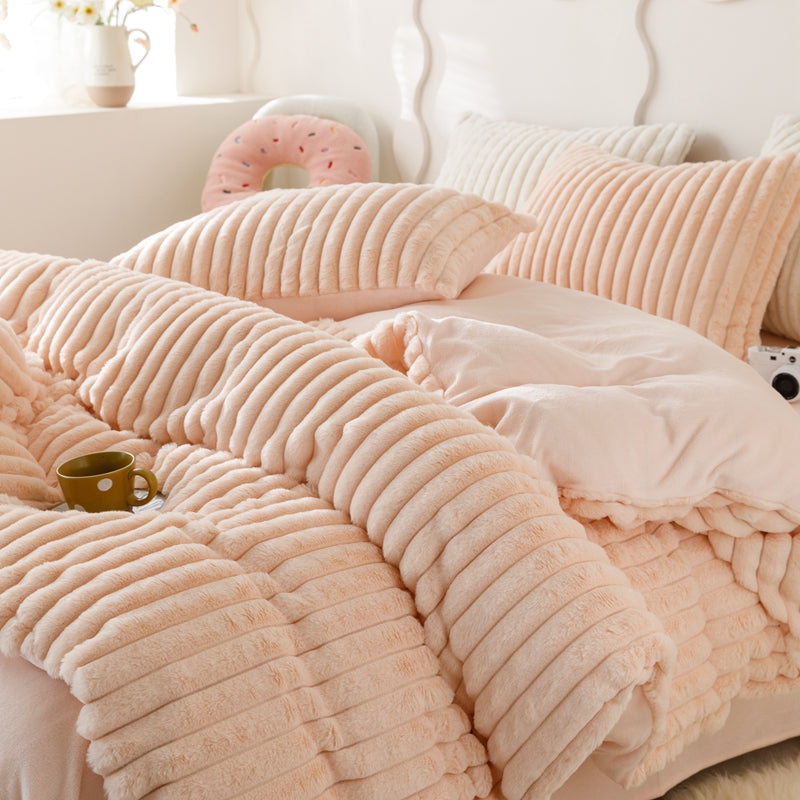 High-end Thicken Plush Bedding Set