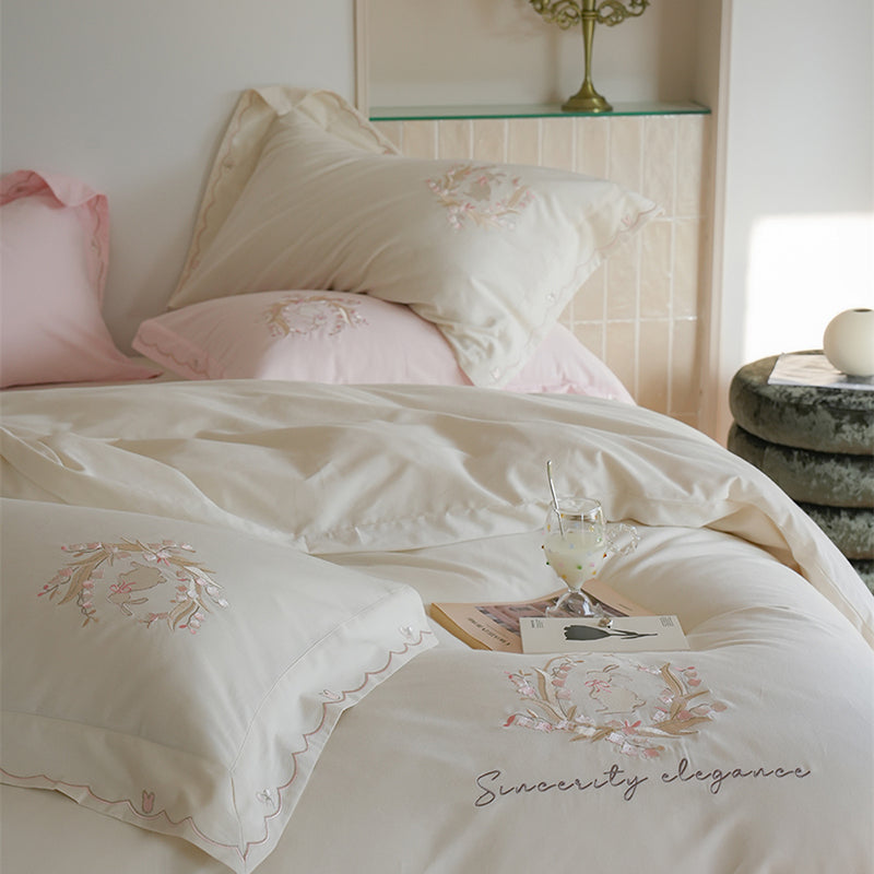 Bunny Blossom Bedding Set