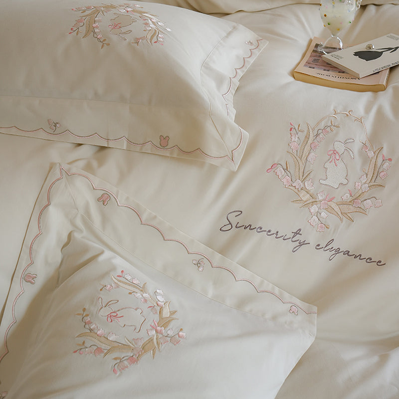 Bunny Blossom Bedding Set