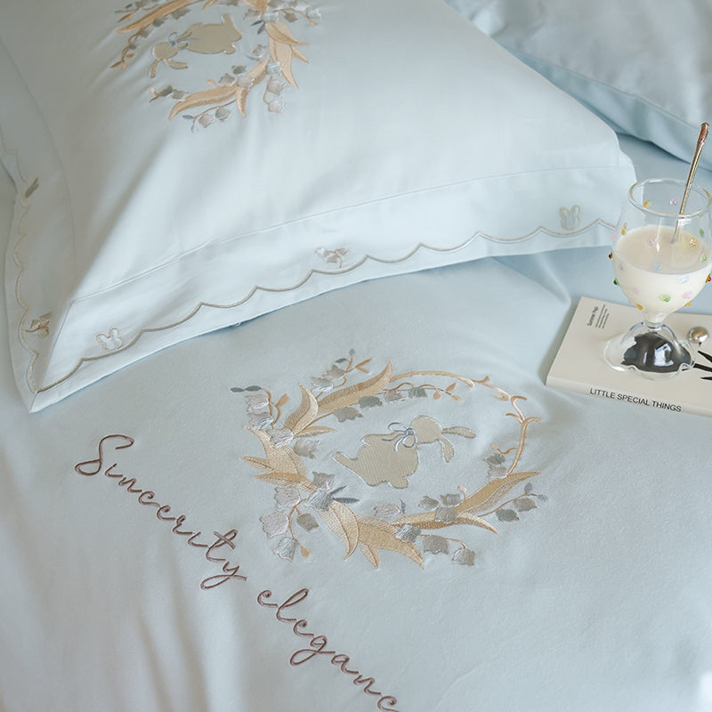 Bunny Blossom Bedding Set