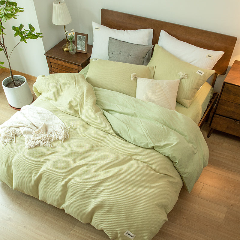 Waffle Lyocell Cotton Bedding Set