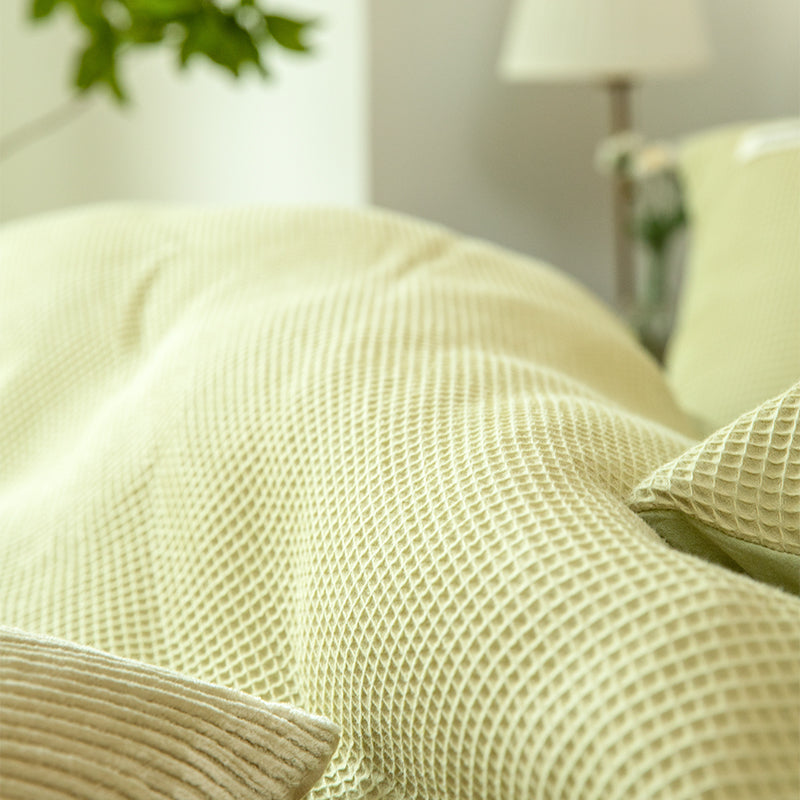 Waffle Lyocell Cotton Bedding Set