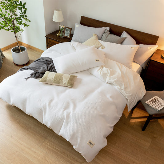 Waffle Lyocell Cotton Bedding Set