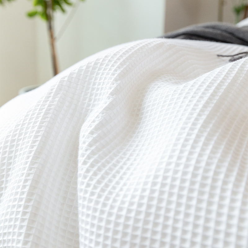 Waffle Lyocell Cotton Bedding Set