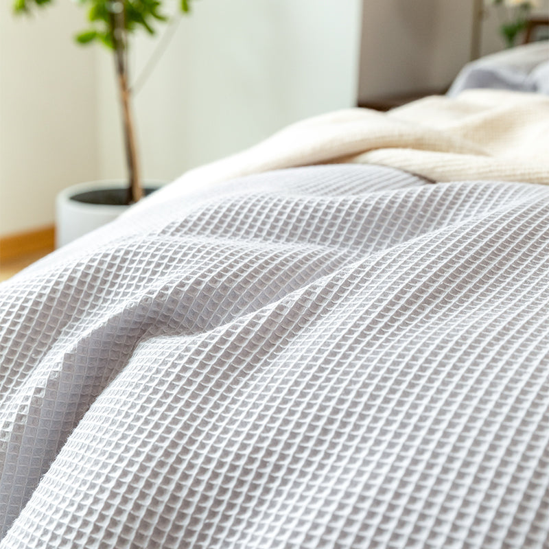 Waffle Lyocell Cotton Bedding Set