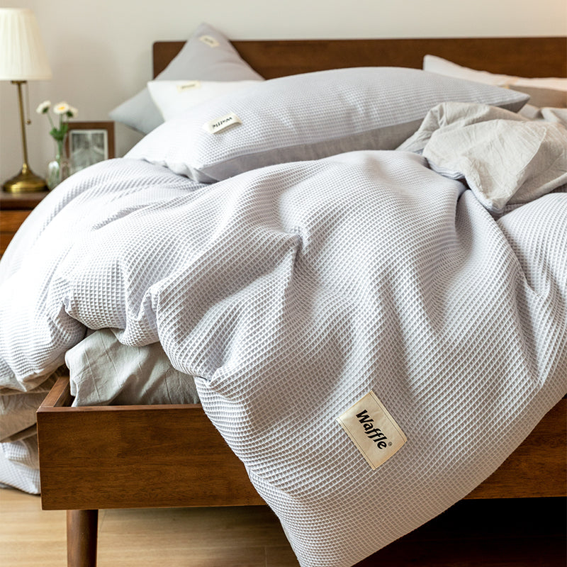 Waffle Lyocell Cotton Bedding Set
