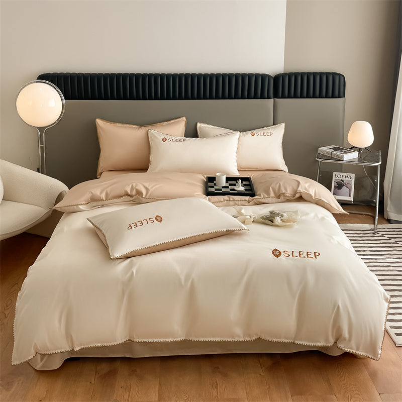 60S Silky Simple Fresh Bedding Set