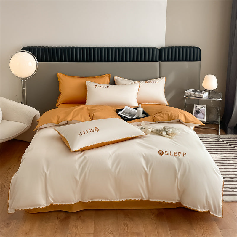 60S Silky Simple Fresh Bedding Set