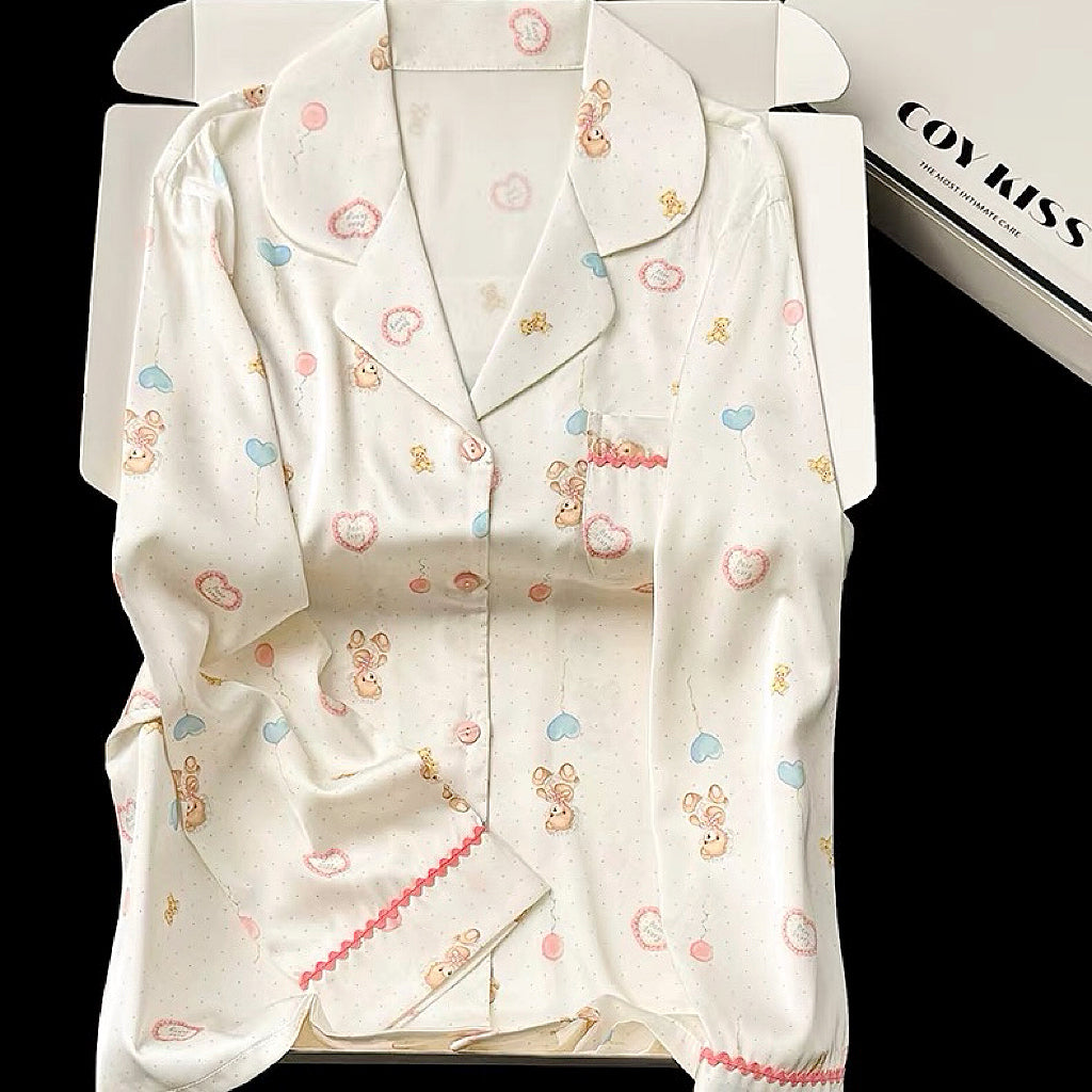 Teddy Time Pajama Set