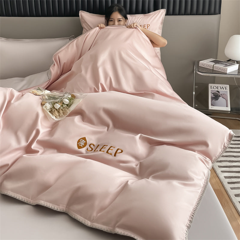 60S Silky Simple Fresh Bedding Set