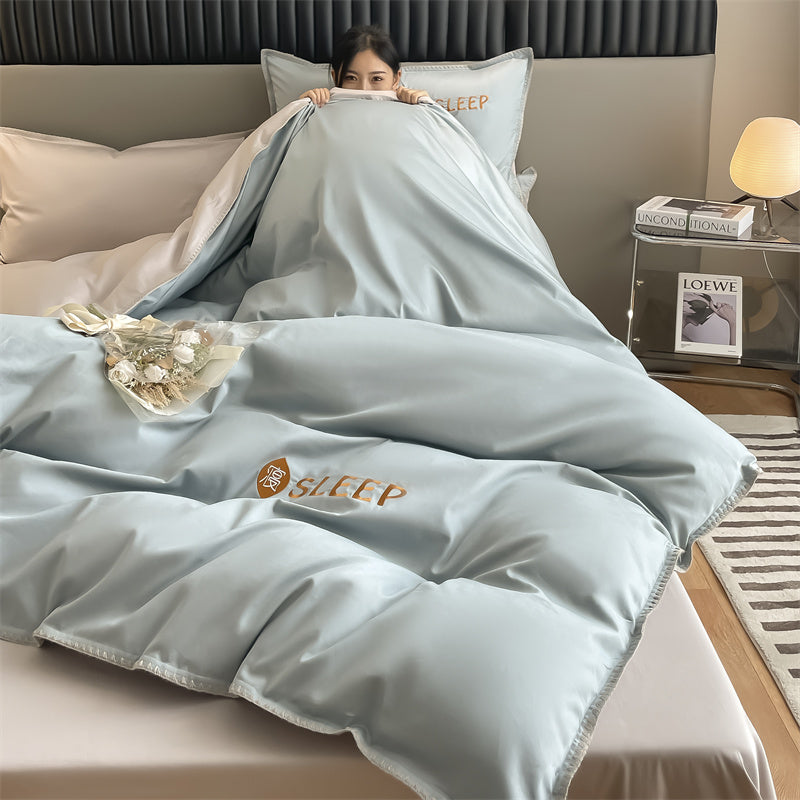 60S Silky Simple Fresh Bedding Set
