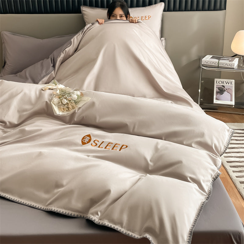 60S Silky Simple Fresh Bedding Set