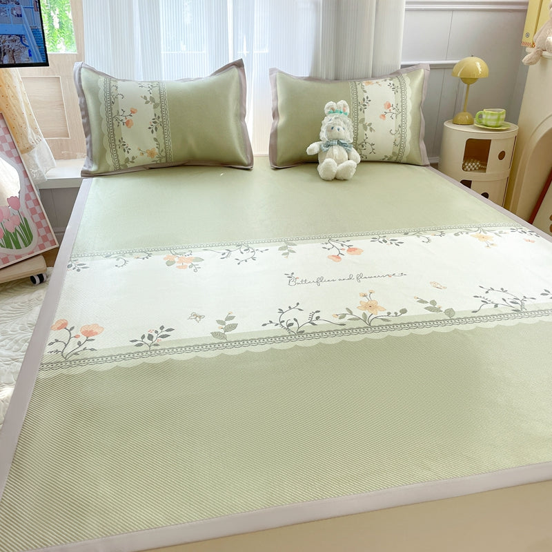 Floral Cartoon Cooling Mat Set