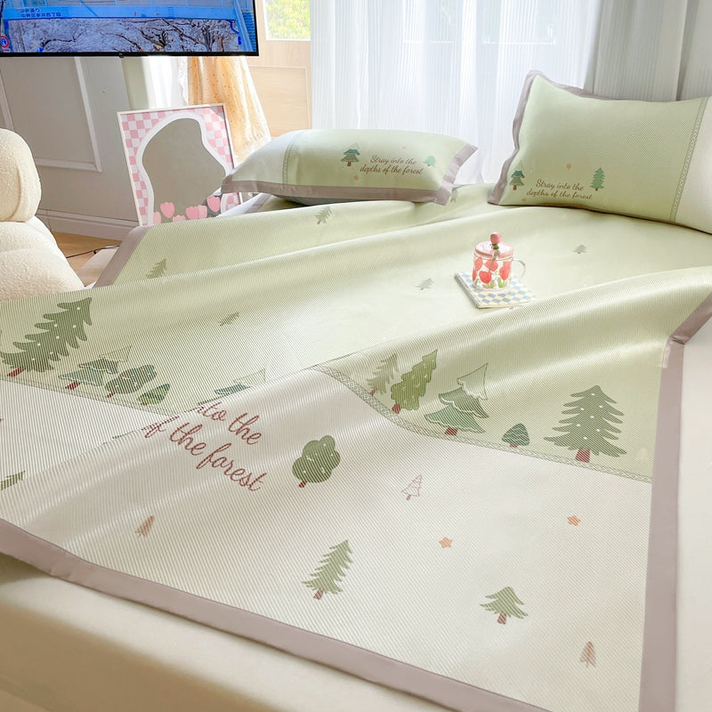 Floral Cartoon Cooling Mat Set