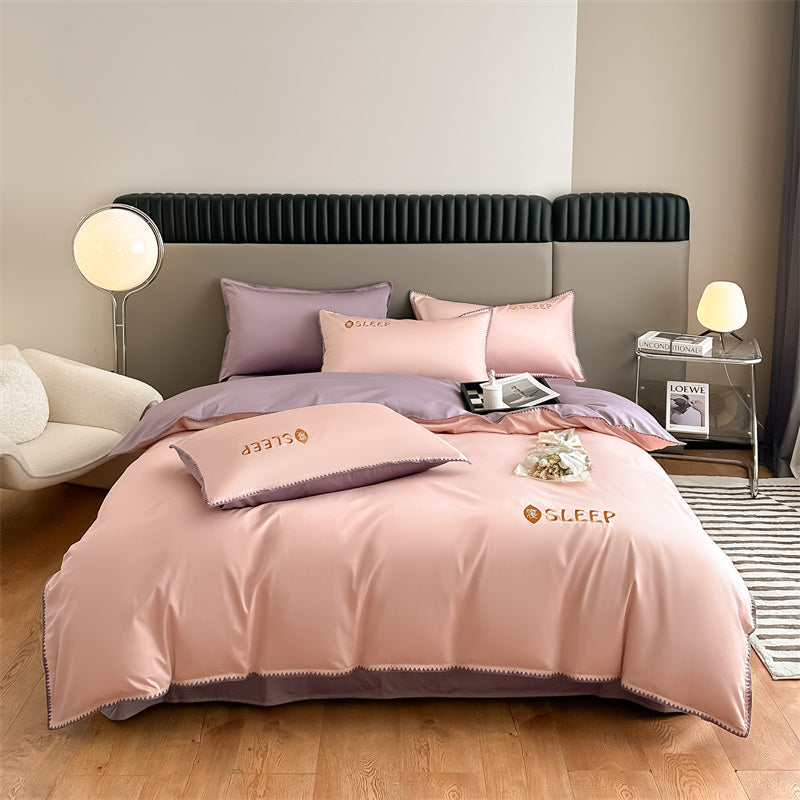 60S Silky Simple Fresh Bedding Set