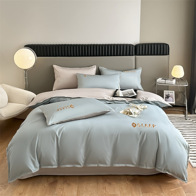 60S Silky Simple Fresh Bedding Set
