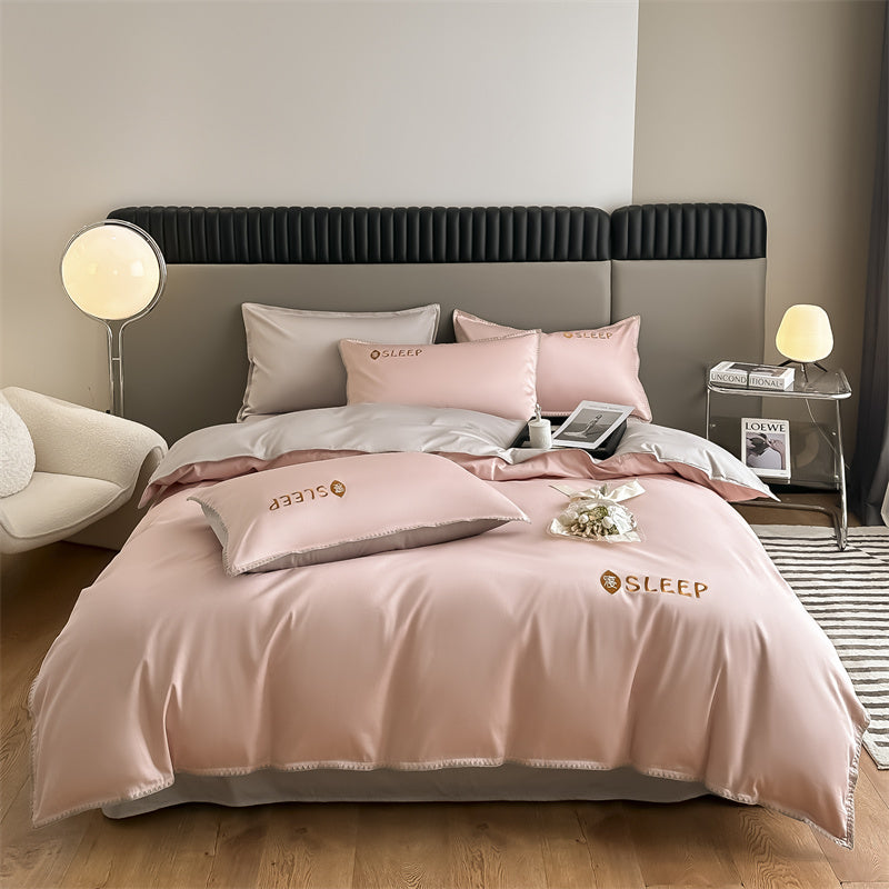60S Silky Simple Fresh Bedding Set