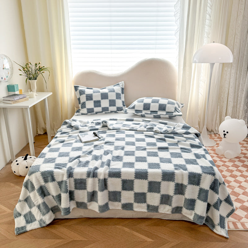 Pure Check Blanket