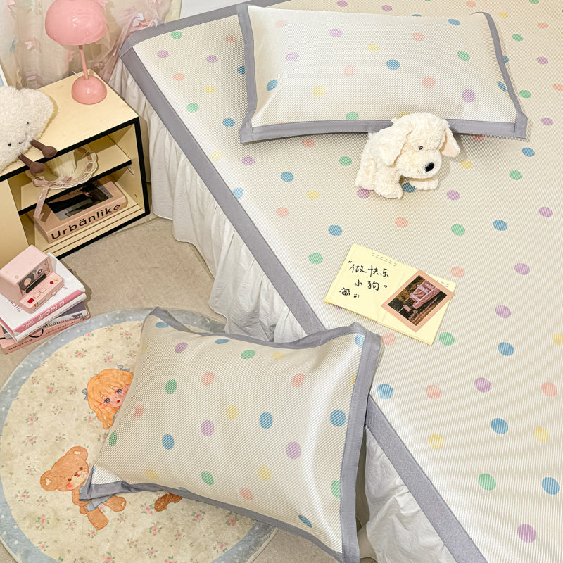 Floral Cartoon Cooling Mat Set