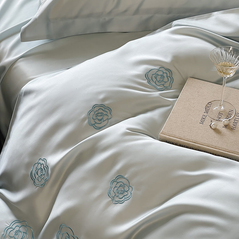 Camellia Satin Bedding Set