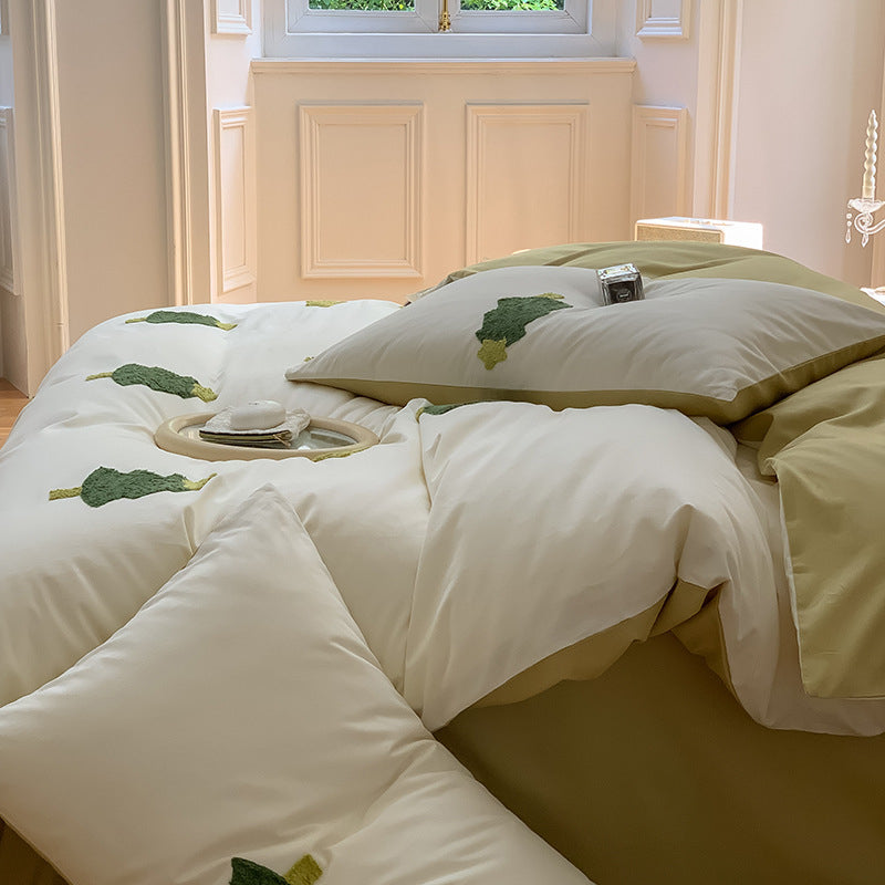 100S Embroidery Wishing Tree Bedding Set