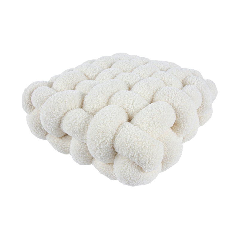 Nordic Square Lamb Fleece Seat Cushion