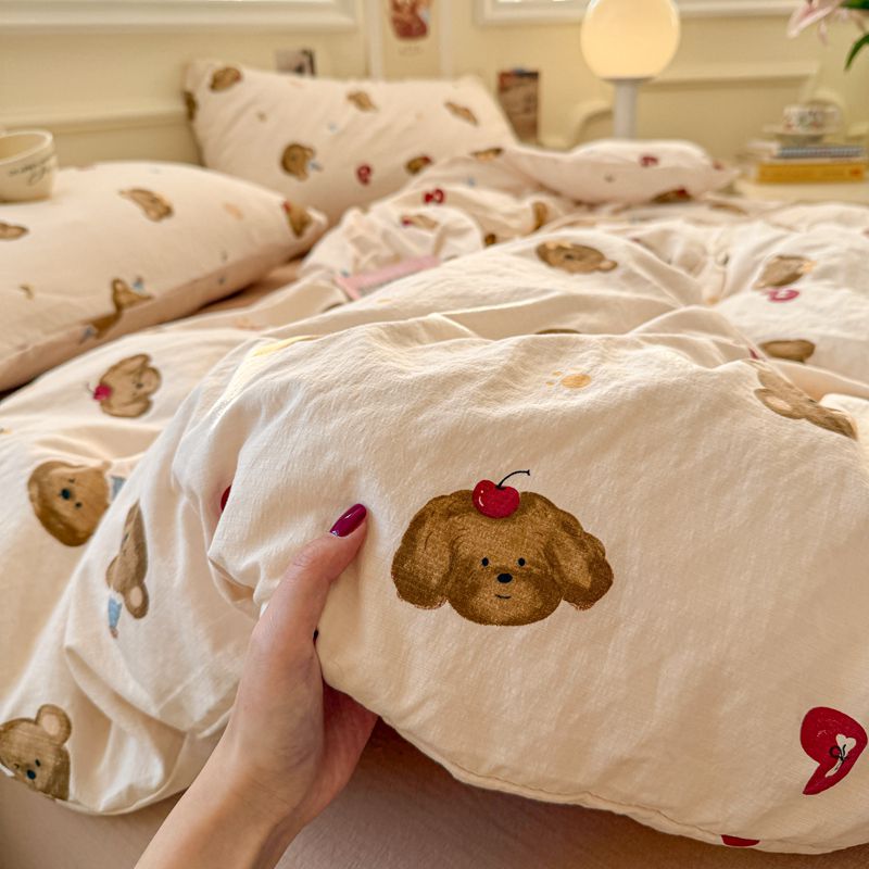 Cherry Bear Bedding Set