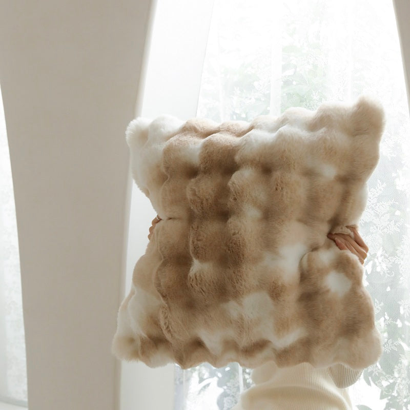 Tuscan Imitation Fur Blooming Blanket