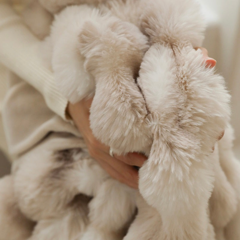Tuscan Imitation Fur Blooming Blanket