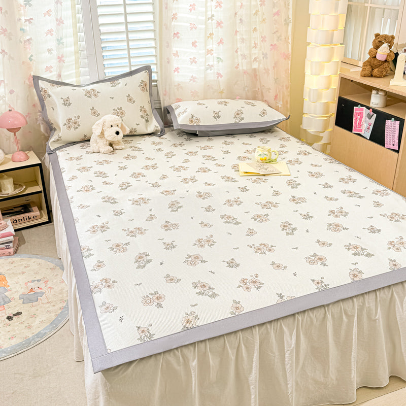 Floral Cartoon Cooling Mat Set