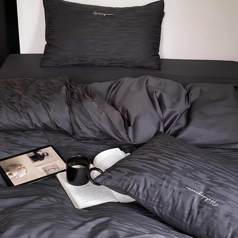 100S Luxury Jacquard Cotton Bedding Set