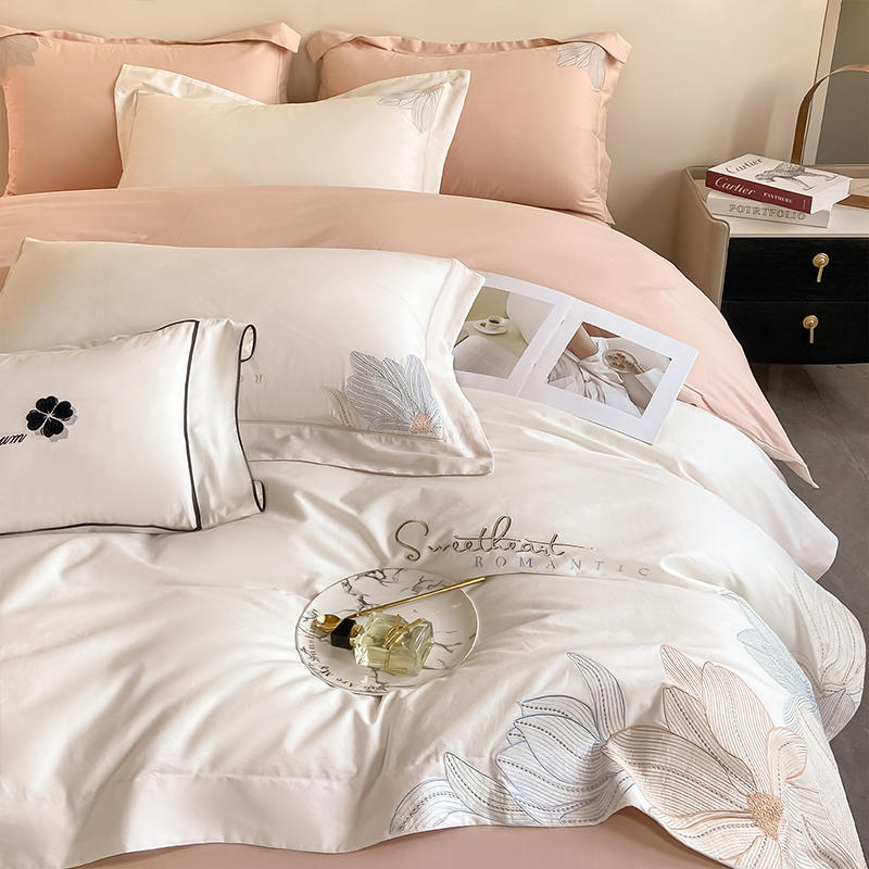 Hepburn Embroidery 80S Bedding Set
