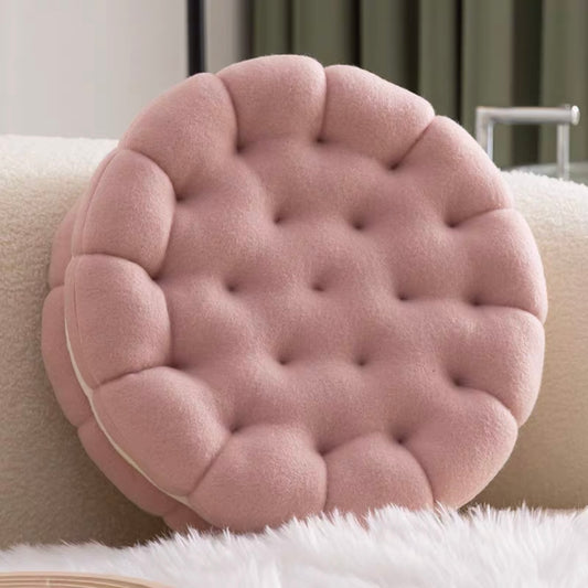 Biscuit Shape Plush Cushion