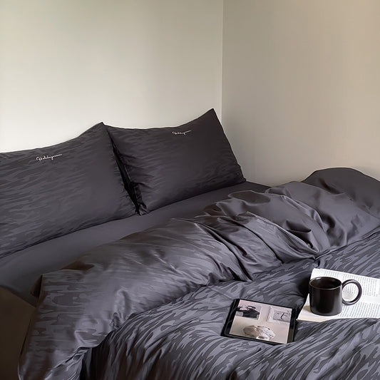 100S Luxury Jacquard Cotton Bedding Set