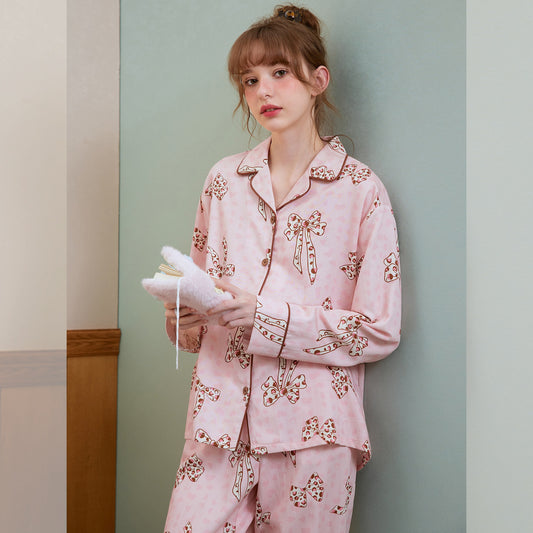 Berry Bow Sleepwear Set